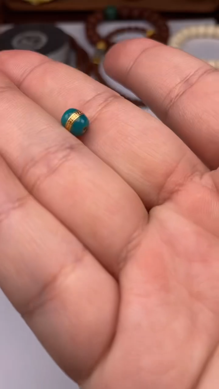 【闪购商品】绿松石汉堡合金松石汉堡