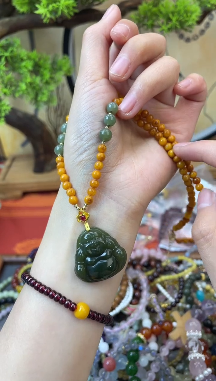 【闪购商品】蜜蜡颈饰未镶嵌293手串