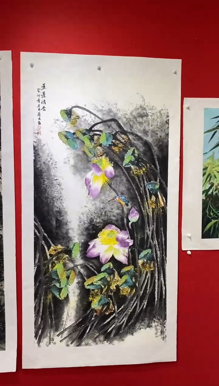 国画LQY丹李庆友老师作品