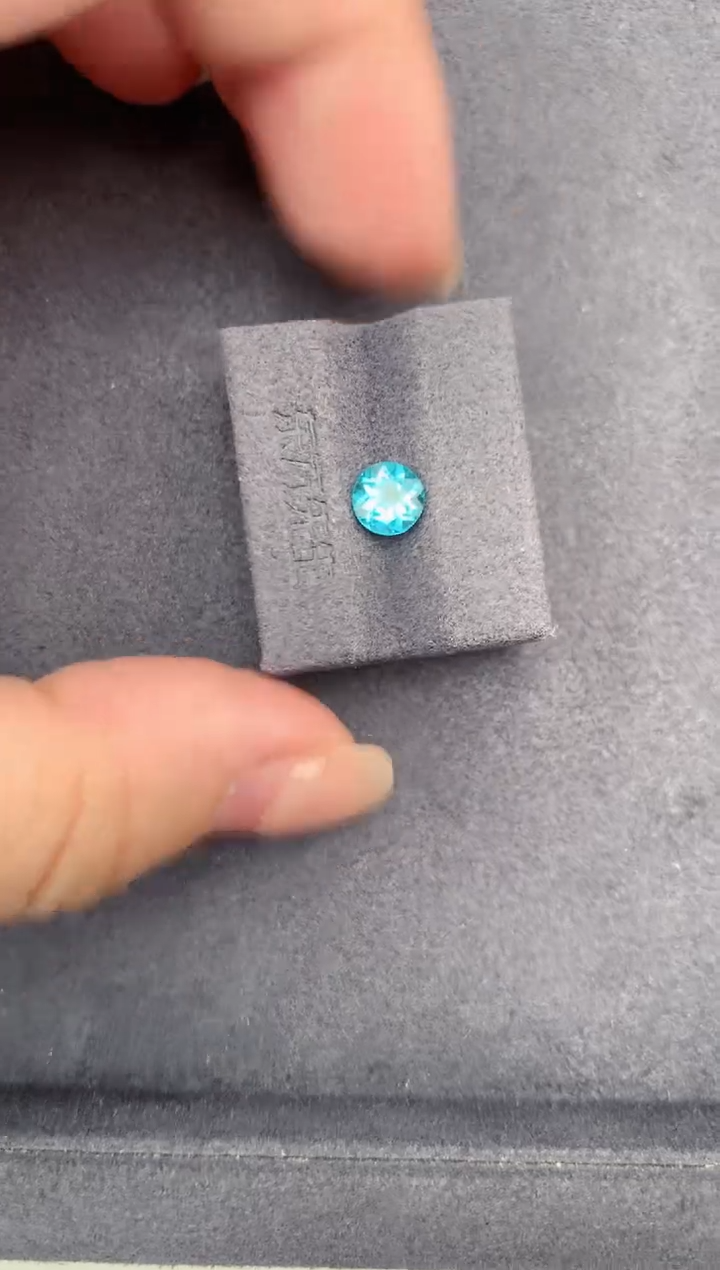 未镶嵌磷灰石裸石0.90ct磷灰石 GE 定制