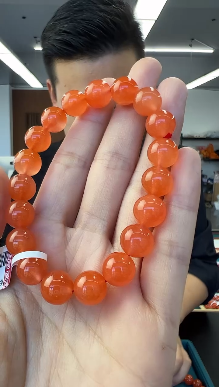 未镶嵌手链南红玛瑙A3保山南红手串10mm+