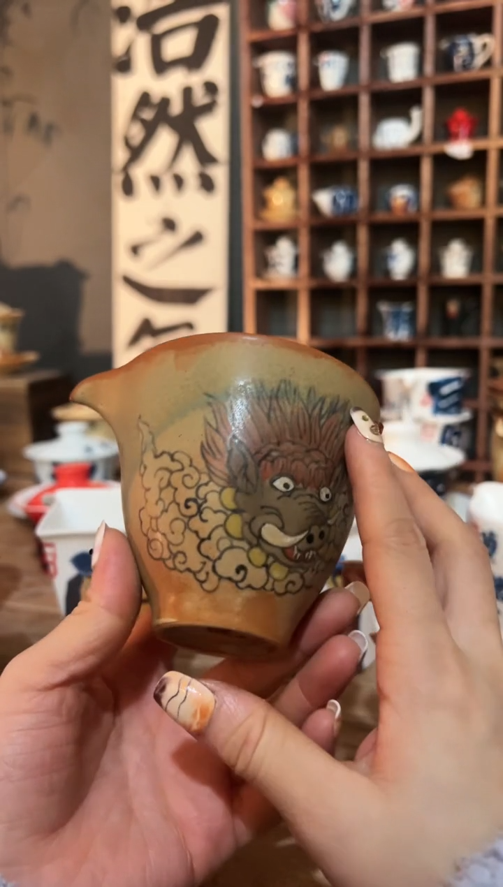 【闪购商品】观云听雨原创手绘茶具