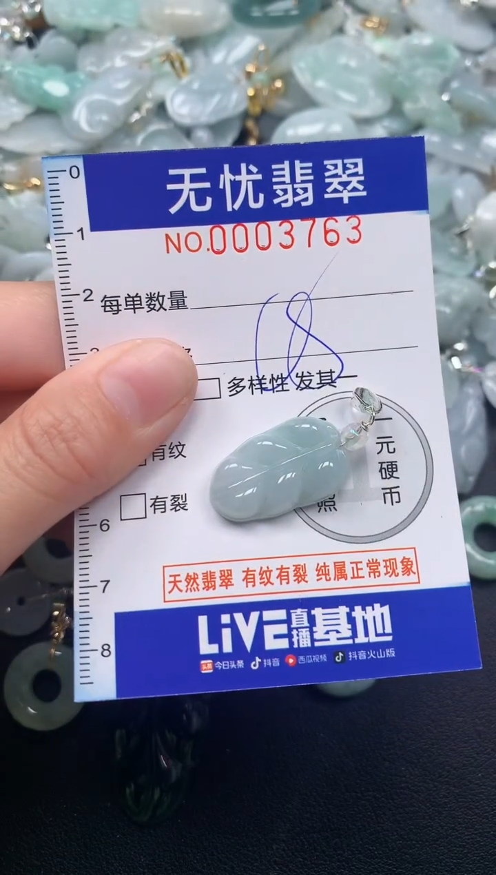 颈饰未镶嵌翡翠3763