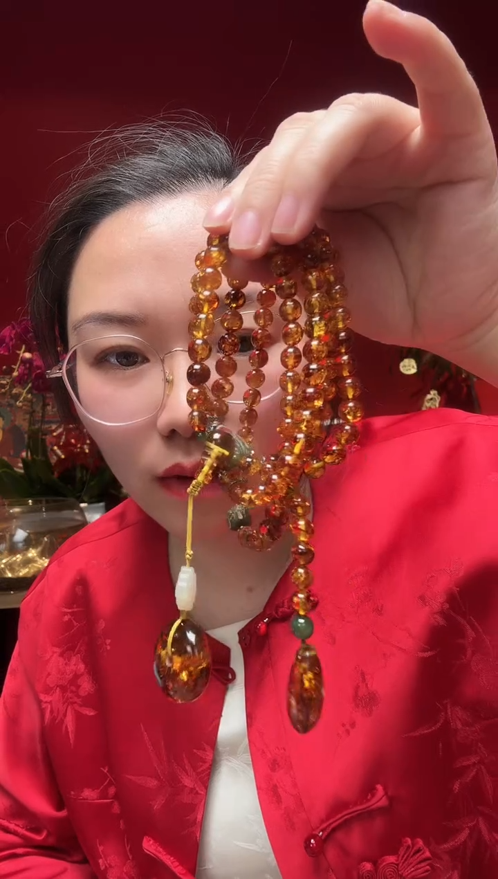 【闪购商品】琥珀珠宝奇石未镶嵌 8mm