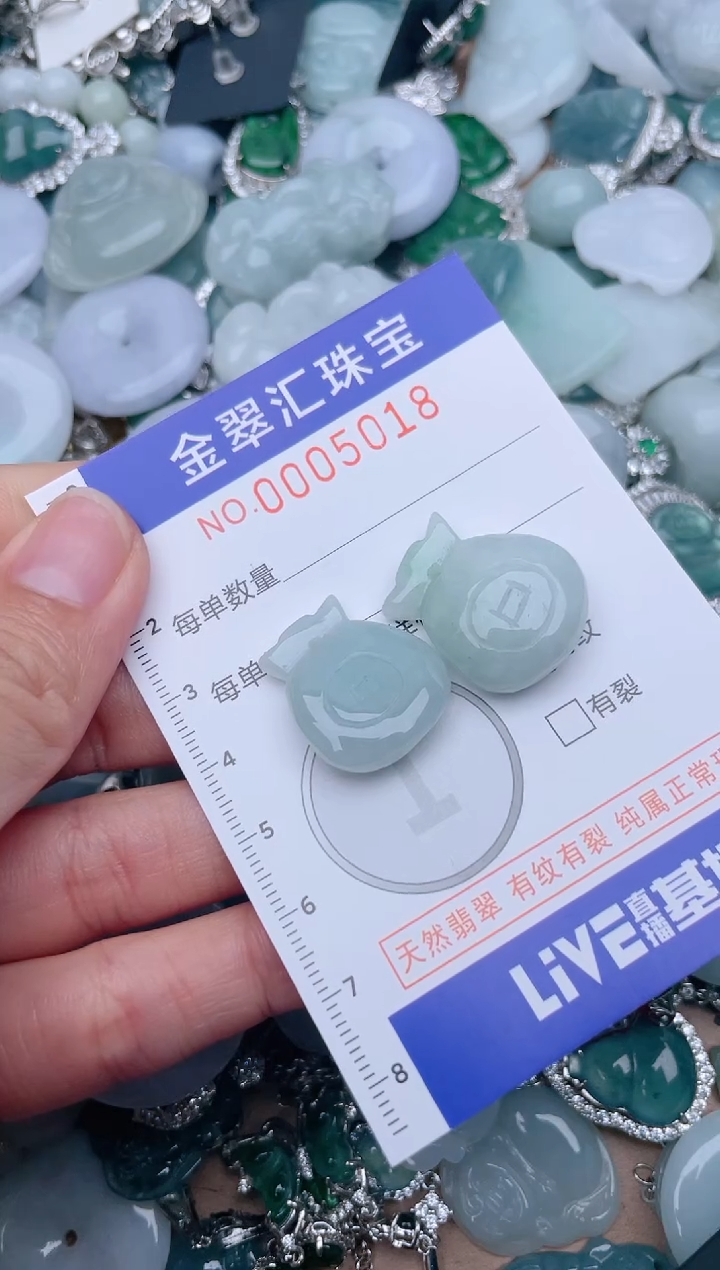 翡翠未镶嵌颈饰5018.....1