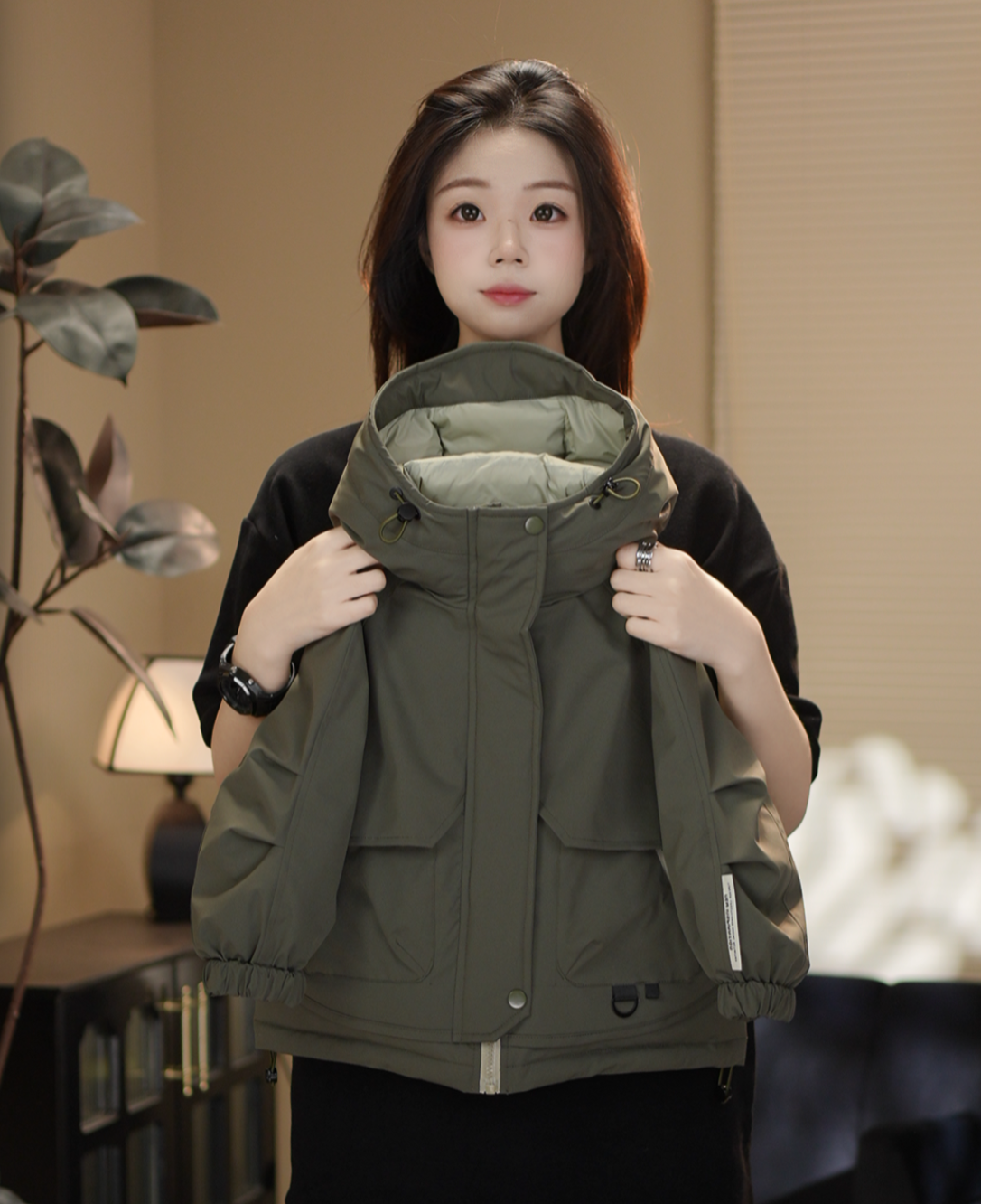 【原创设计】2025秋冬新款儿童宽松保暖潮流鹅绒服外套90222