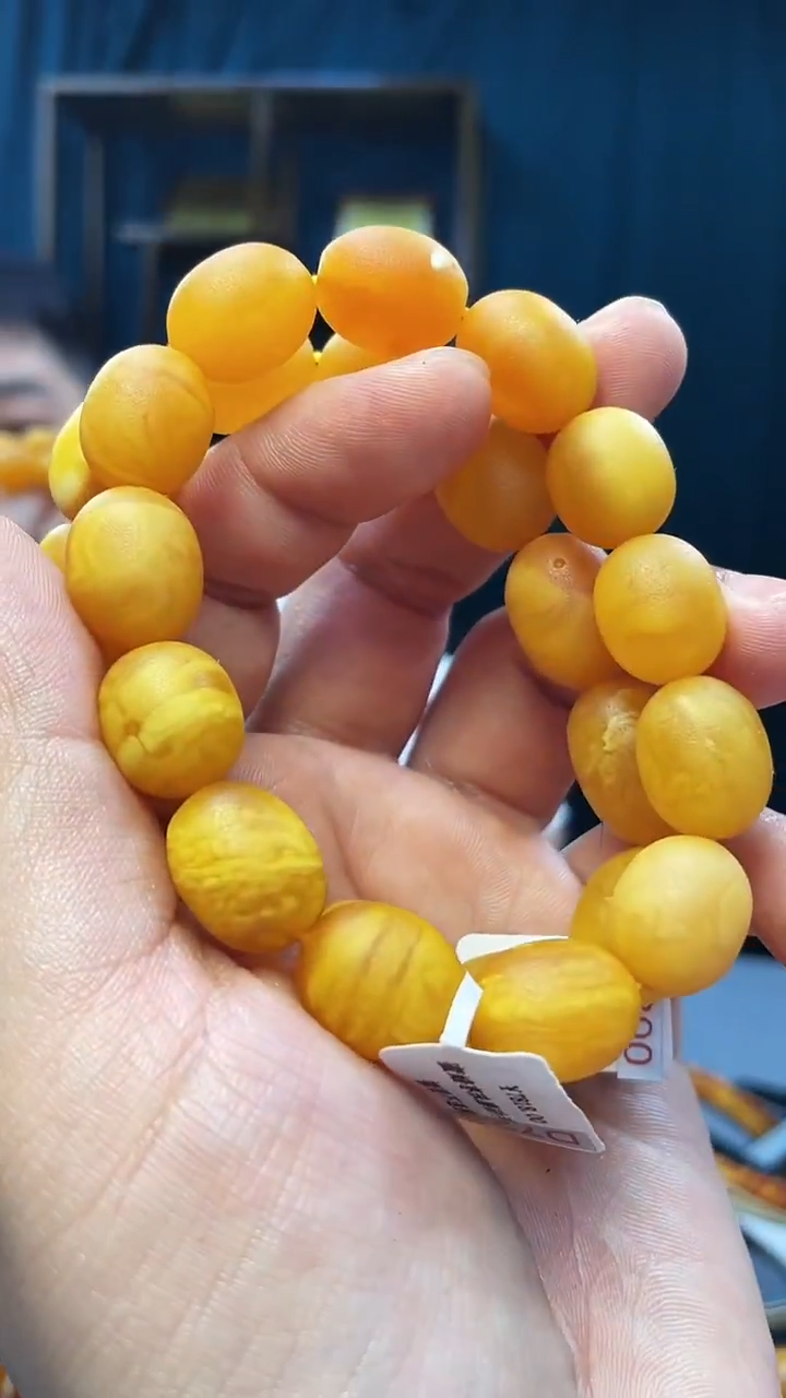 手串琥珀未镶嵌蜜蜡枣珠手串（多样性发其一）