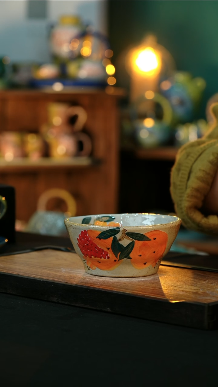 【闪购商品】杯手绘心瓷陶瓷浮力