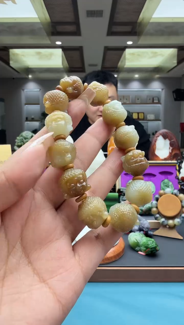未镶嵌手串和田玉qmt