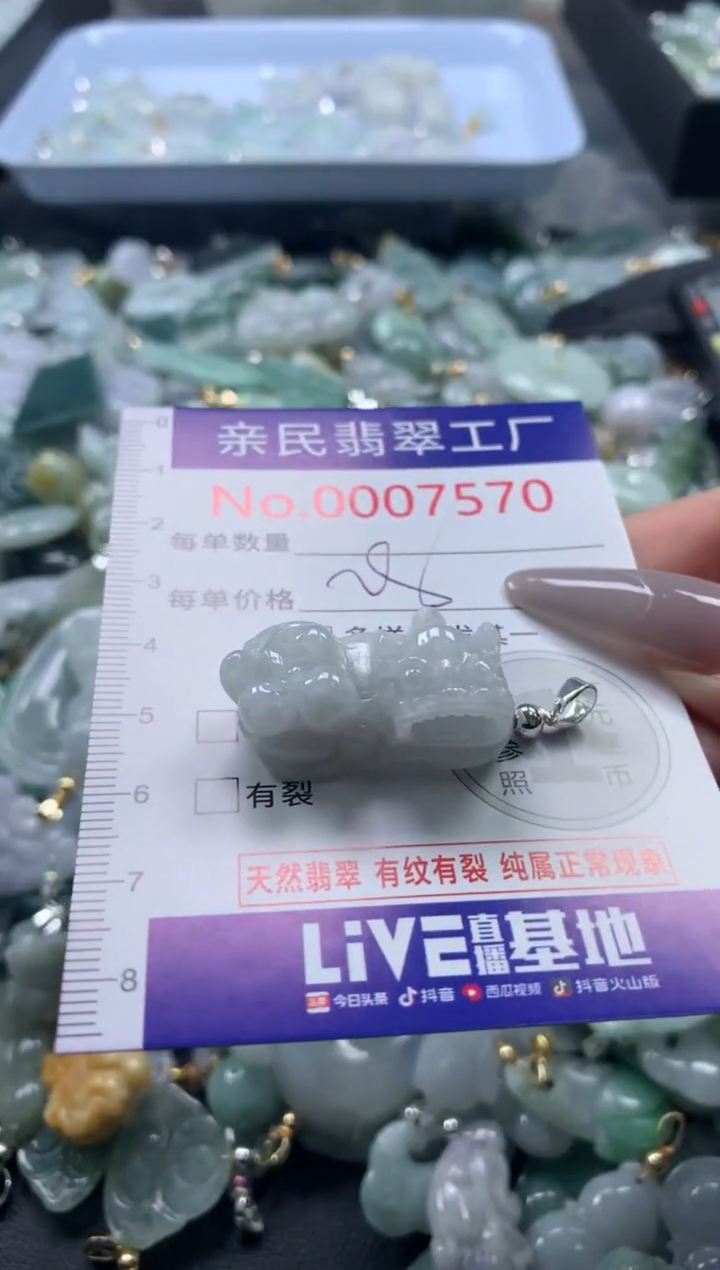 颈饰未镶嵌翡翠7570