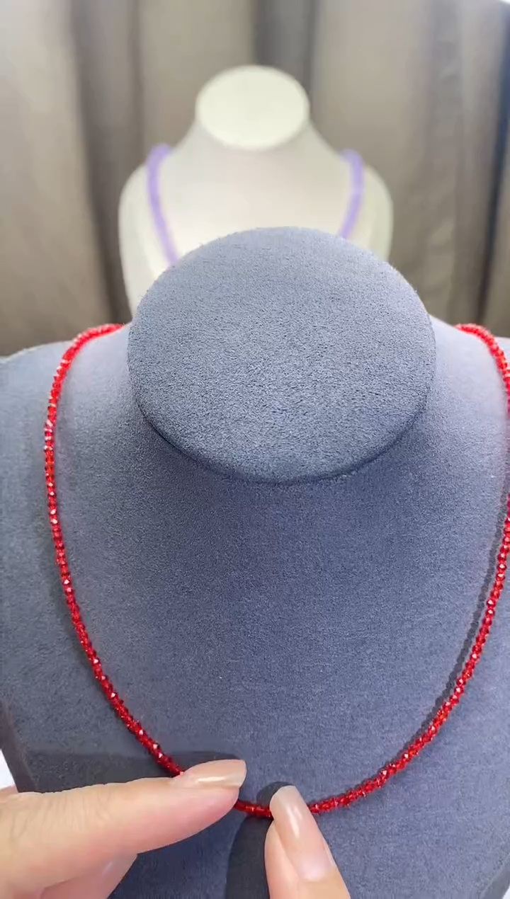 【闪购商品】尖晶石颈饰14K金镶嵌诗颜甄选珠宝SYZB64