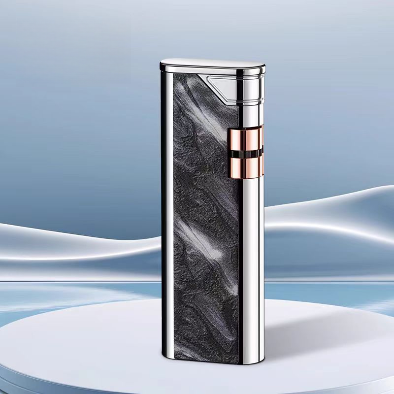 CL2311 侧滑金属图案个性打火机创意 水墨