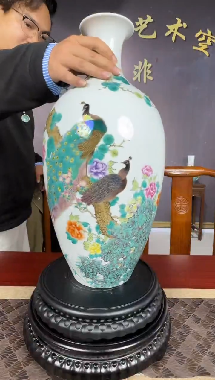 摆件陶王国喜流水-33