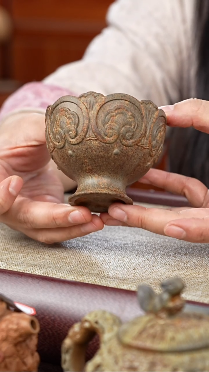 紫砂杯子供春道婷婷紫砂6