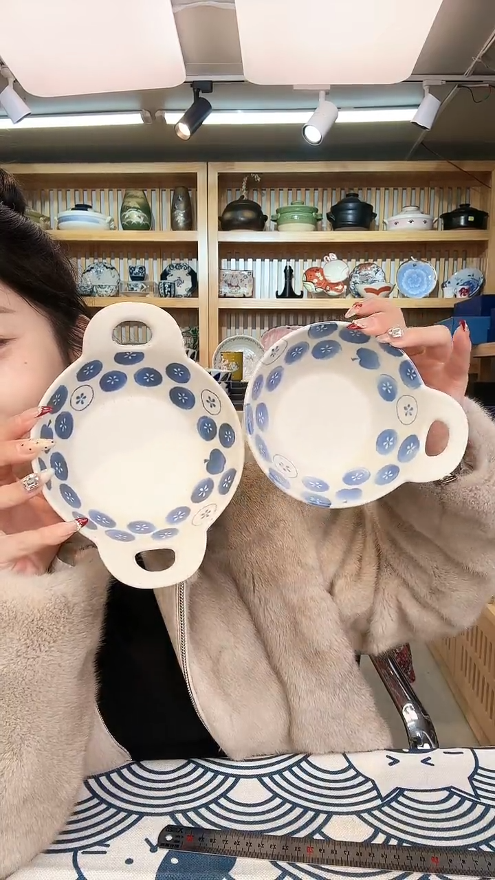 【闪购商品】盘苹果单耳钵＋双耳钵