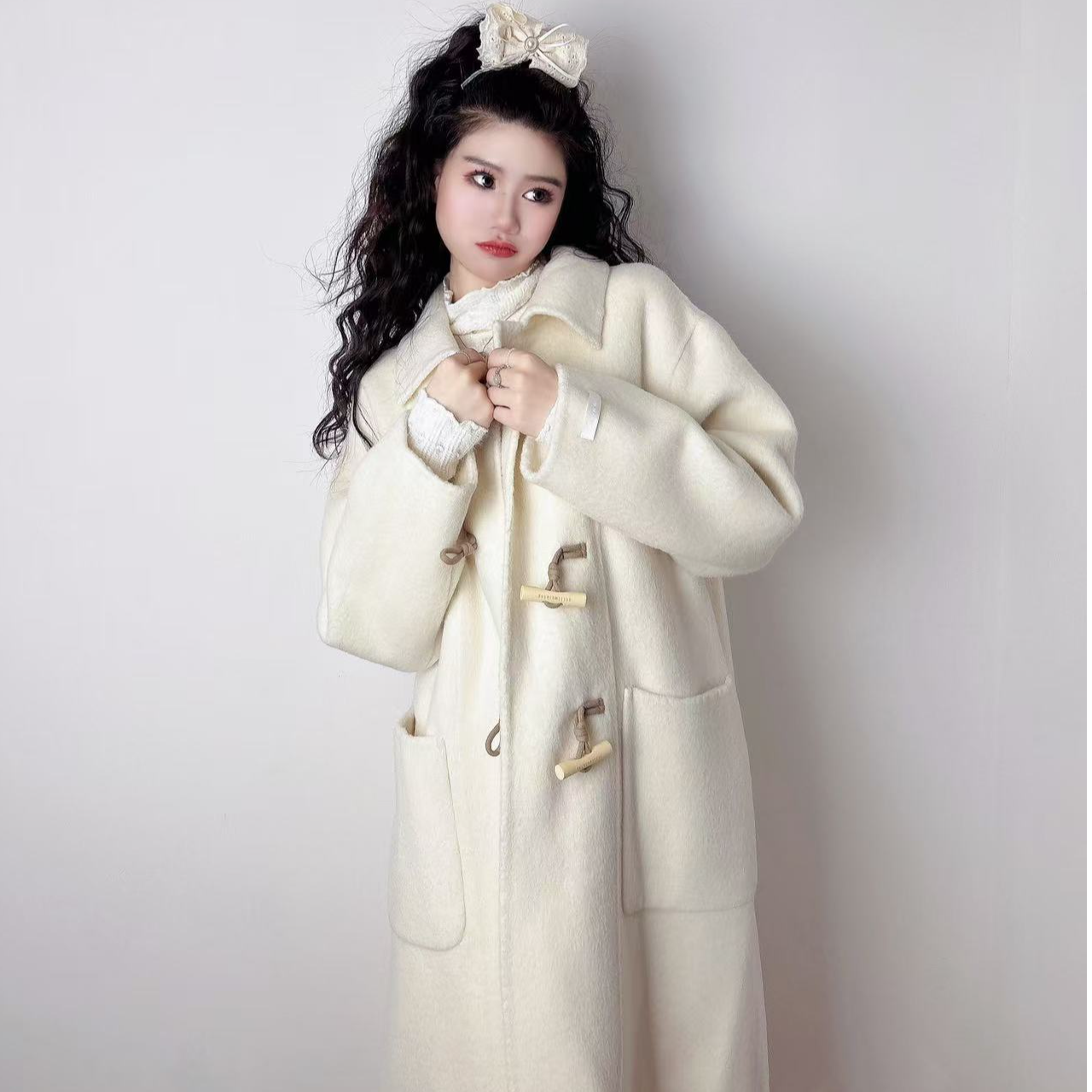 网红羊绒大衣专拍链接299-399气质