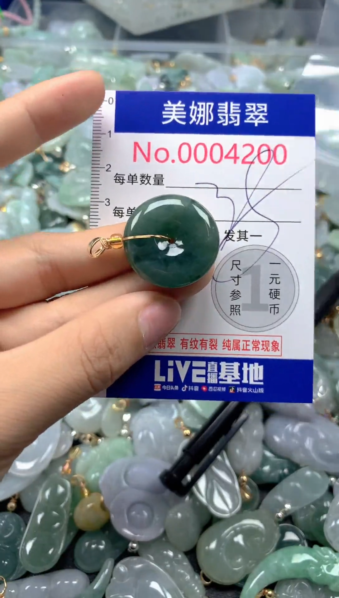 颈饰未镶嵌翡翠4200