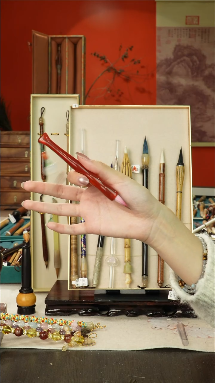 440号闪孤品高货毛笔链接 清水试笔 蘸墨不退