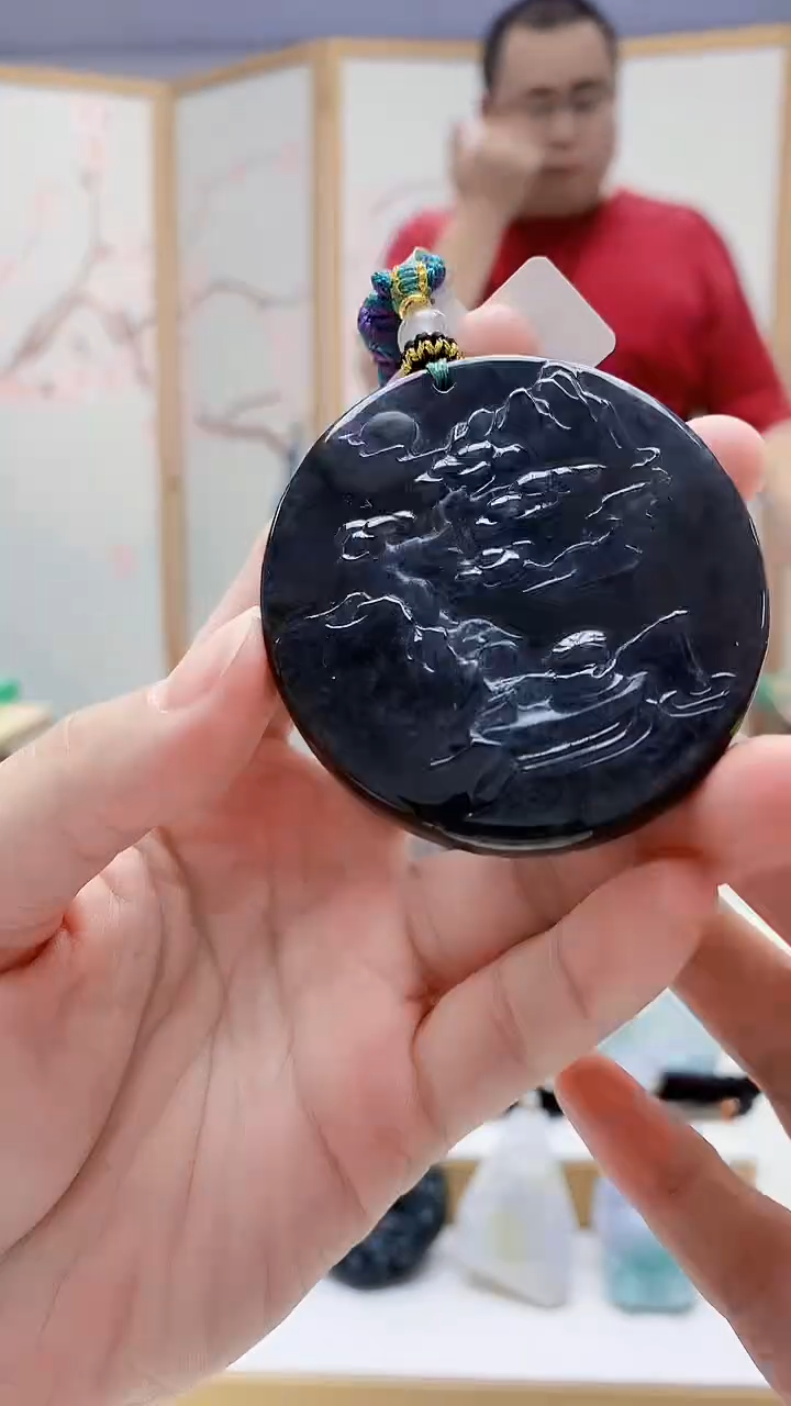 未镶嵌定制翡翠5167lr-毛货挂件96