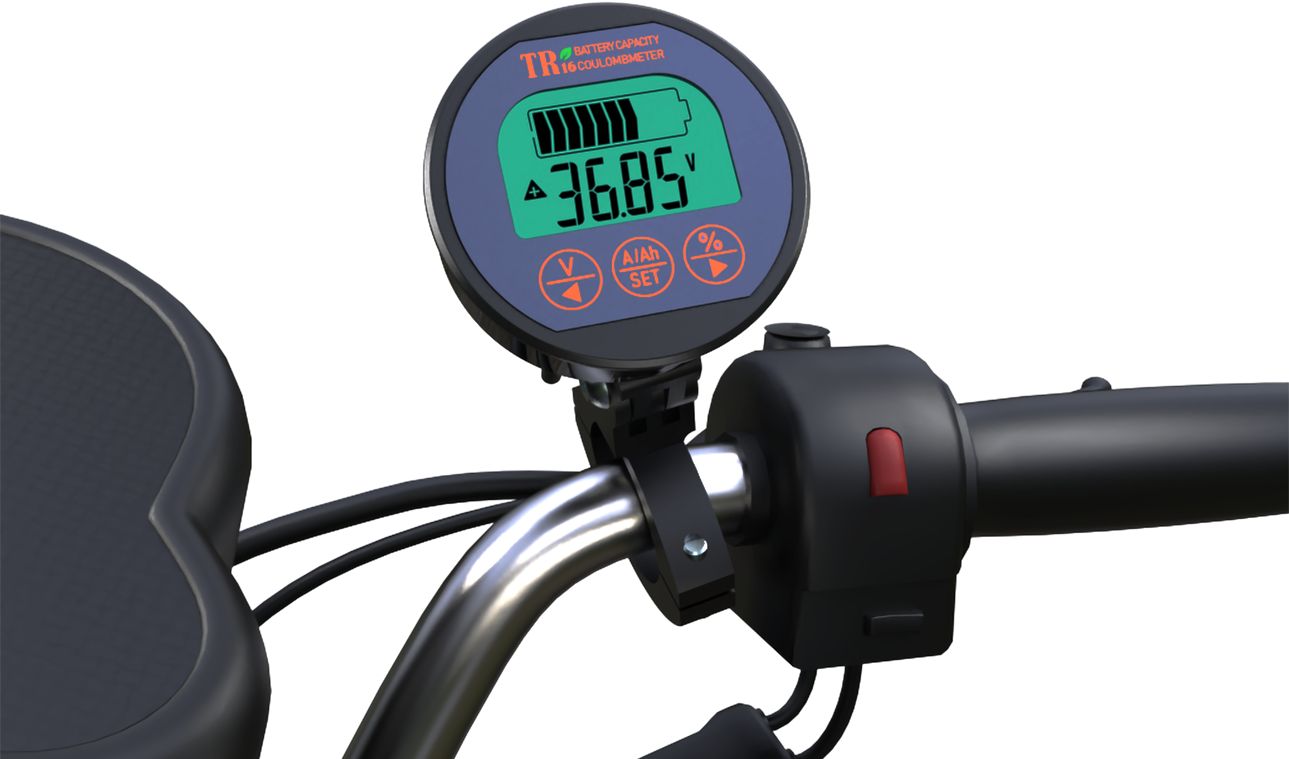 TR16 防水库仑计电量显示器