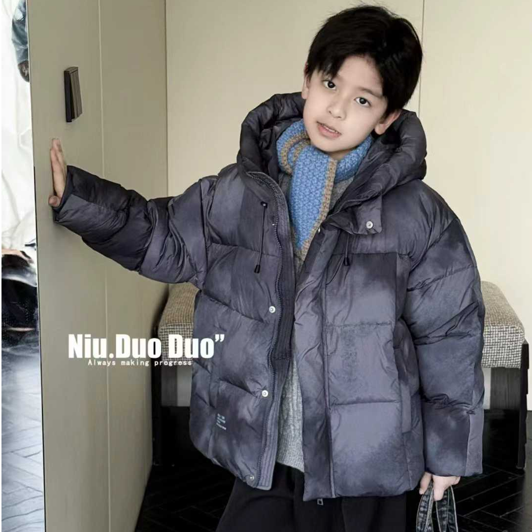 儿童羽绒服2025新款中大童韩版白鸭绒羽绒外套潮童冬装新款