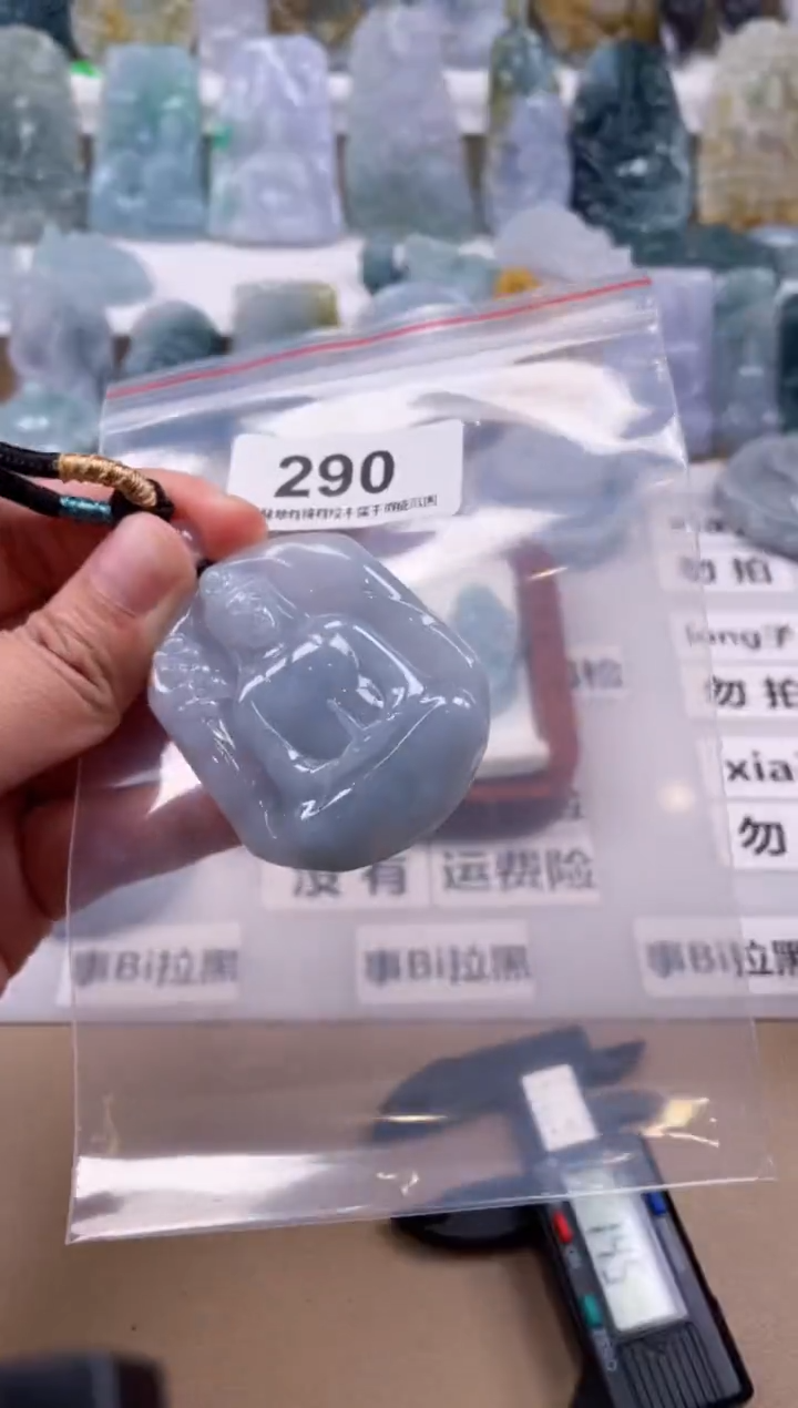 【闪购商品】翡翠颈饰未镶嵌天然缅甸A货翡翠290