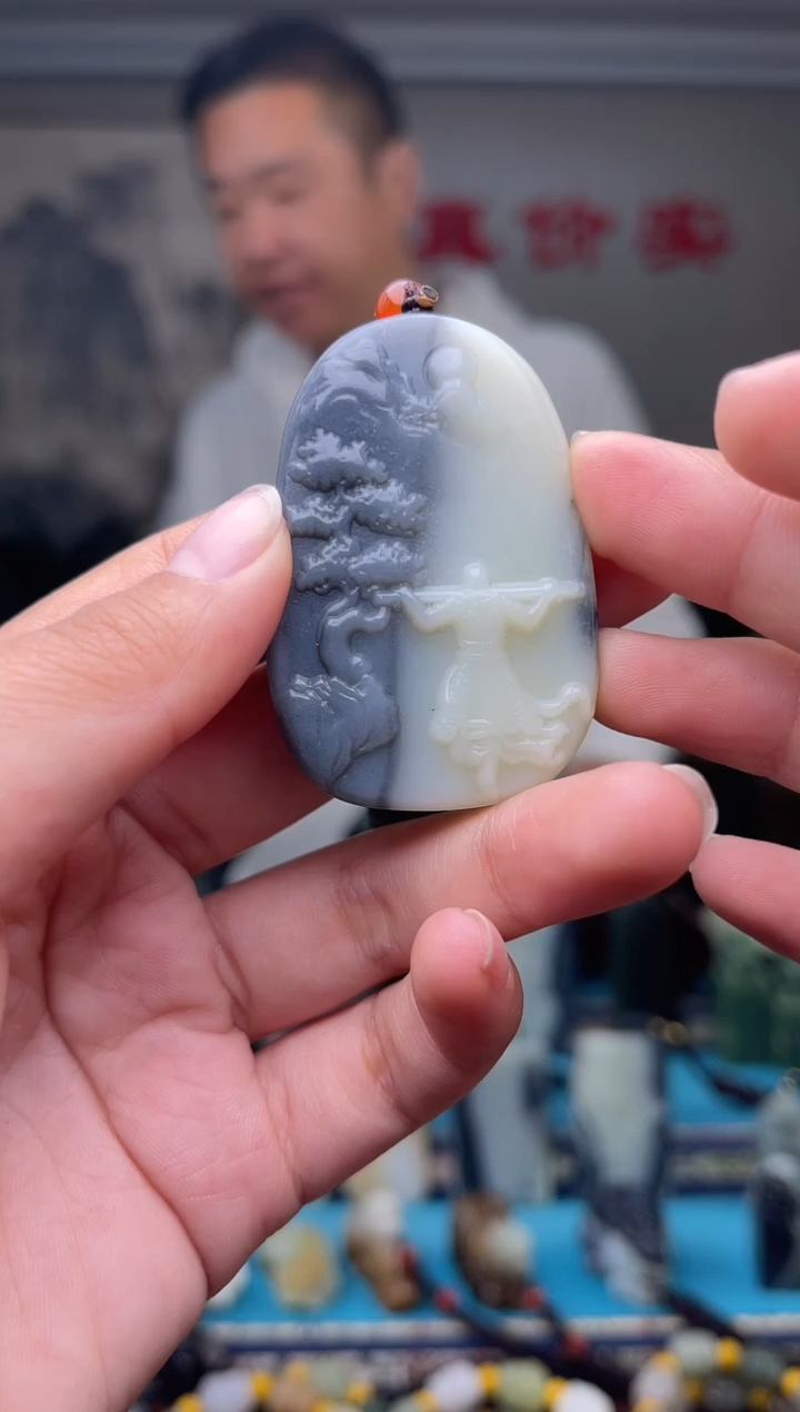 未镶嵌和田玉挂件1