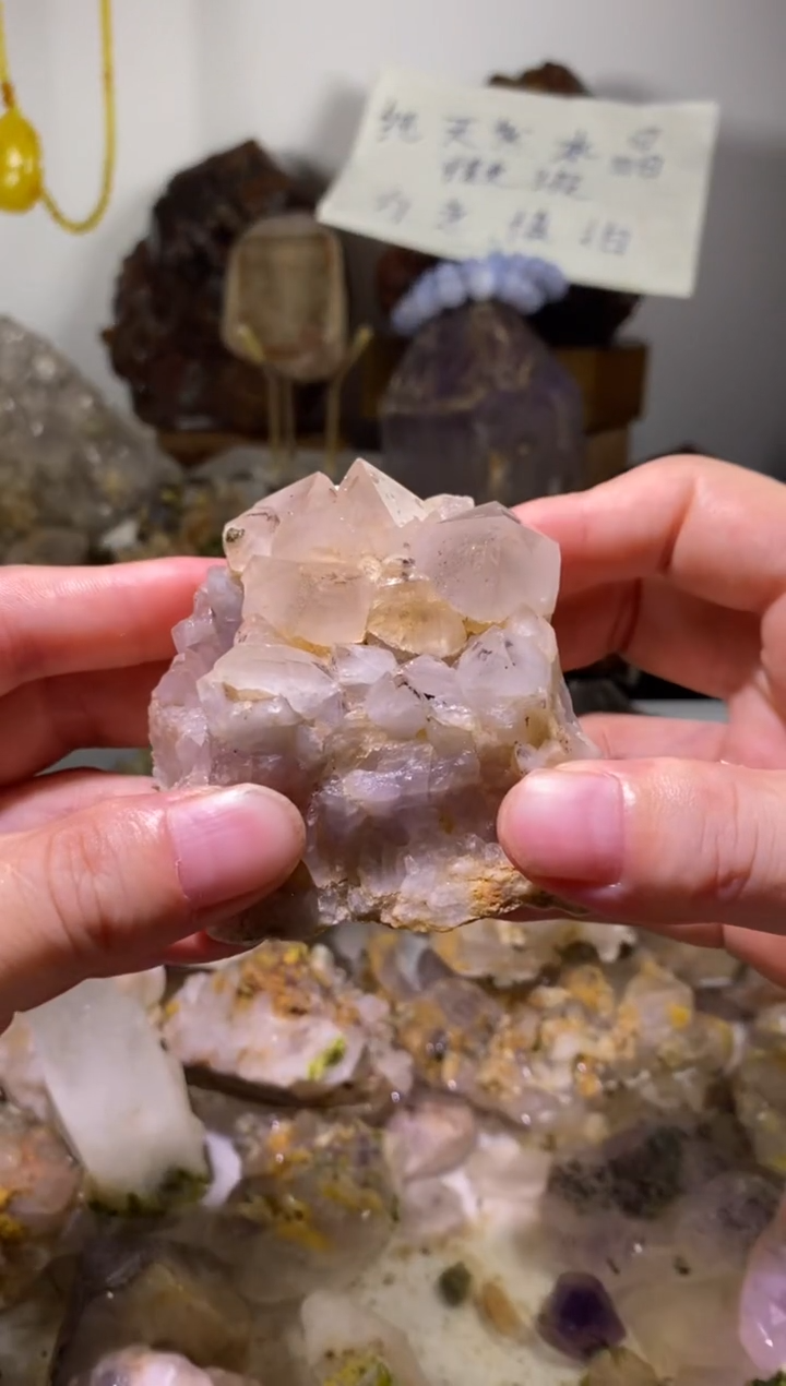 未镶嵌珠宝半成品水晶6号195g四川超七花园水晶