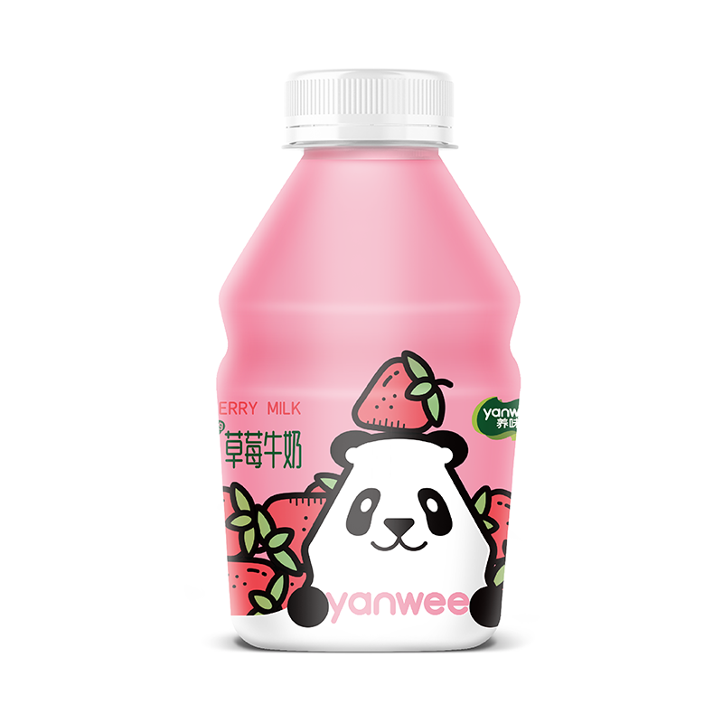养味的草莓牛奶调制饮品260g/瓶
