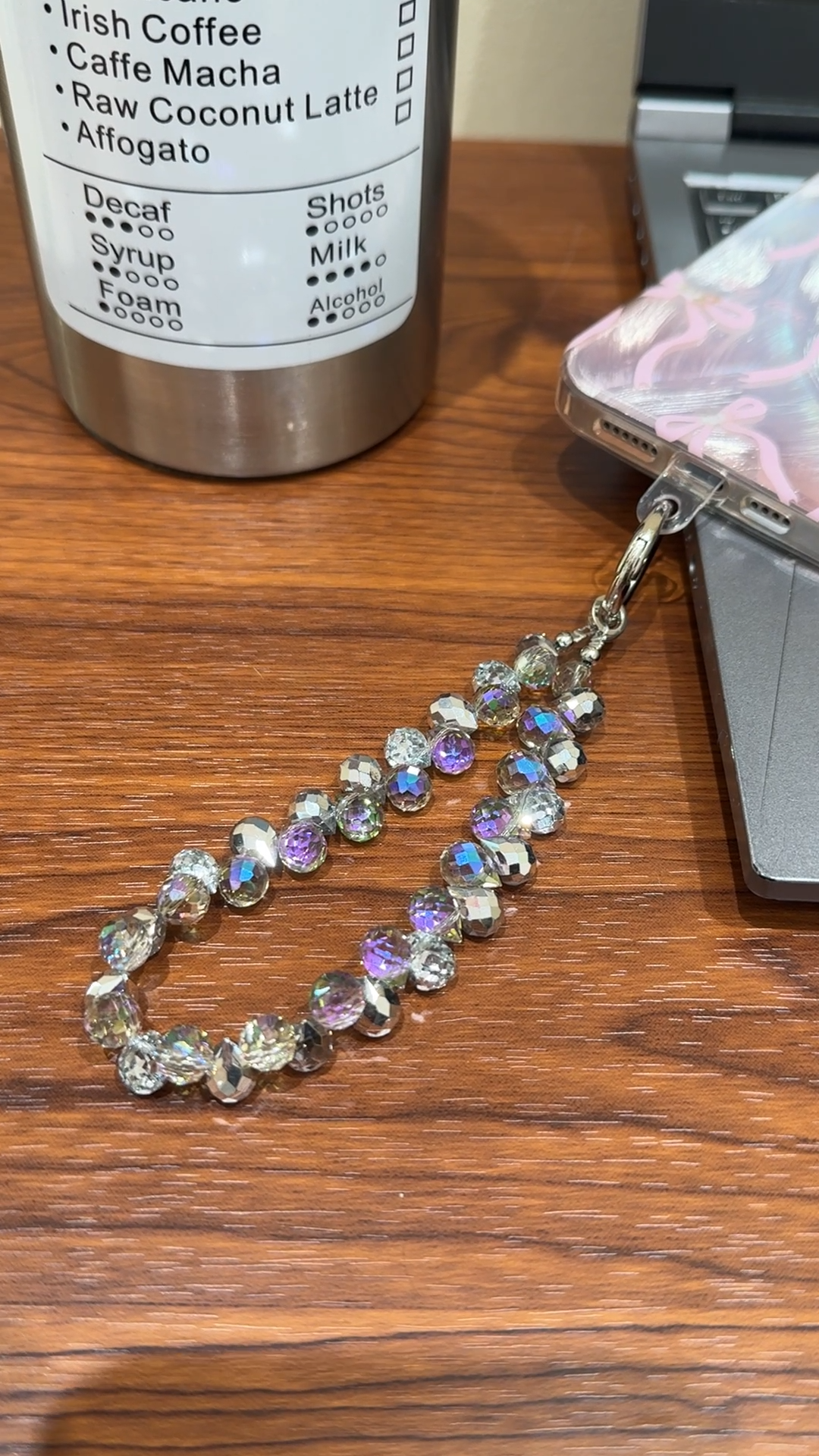 【素链水晶】潮玩手机壳挂件DIY饰品挂饰创意个性ins手机链