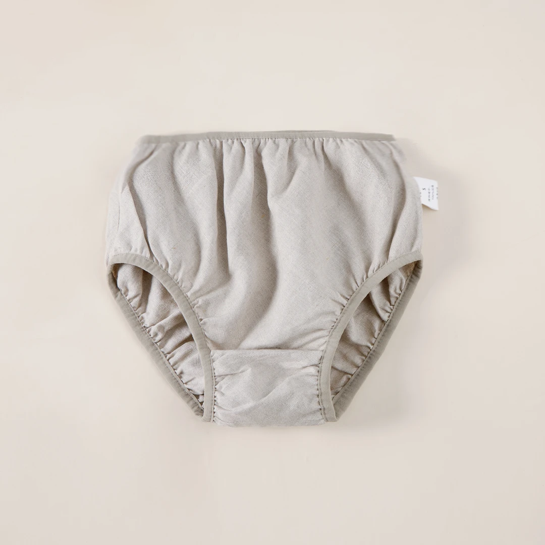 14支双雨露100汉麻高腰三角内裤女