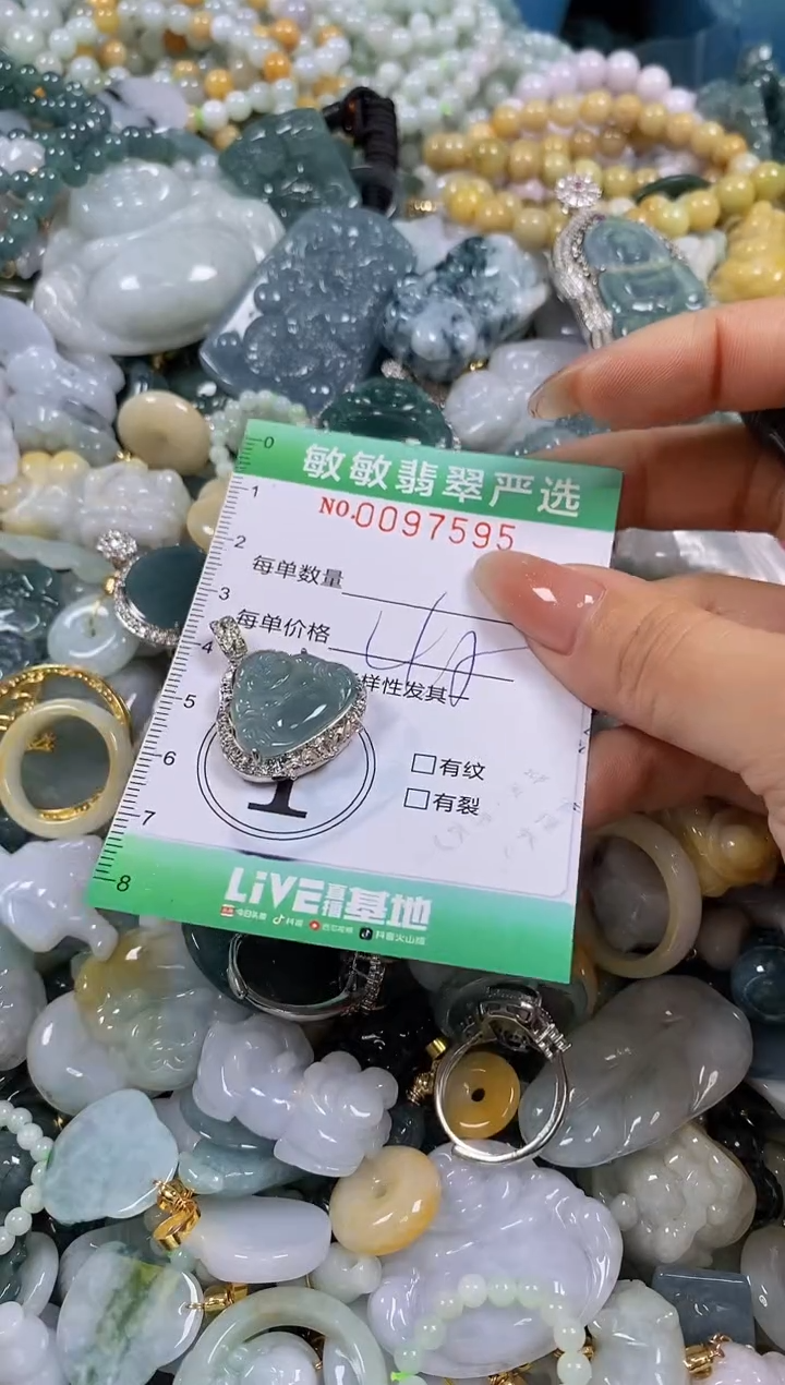 【闪购商品】翡翠颈饰未镶嵌闪购0097595