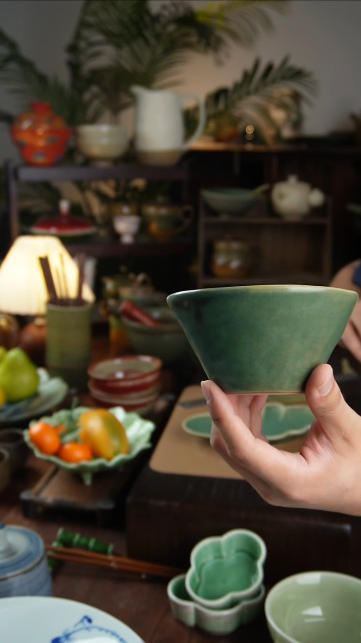 碗微瑕景德镇手工高温餐具