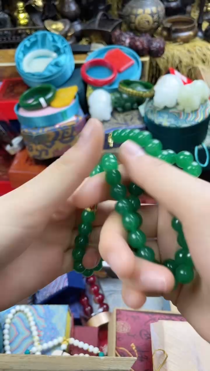 翡翠未镶嵌颈饰大梦高端放漏专属