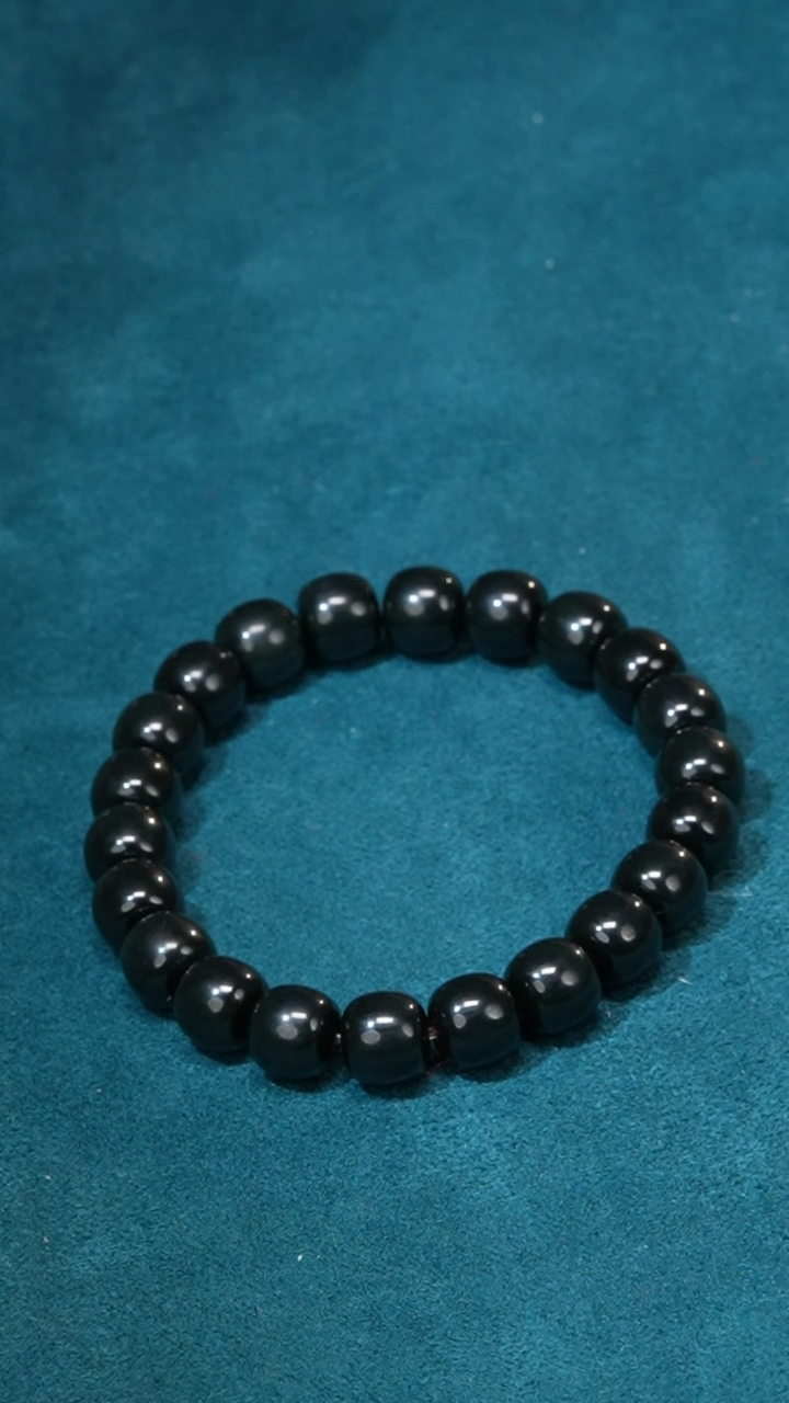 【闪购商品】和田玉手串未镶嵌和田玉塔青手串9.10老型