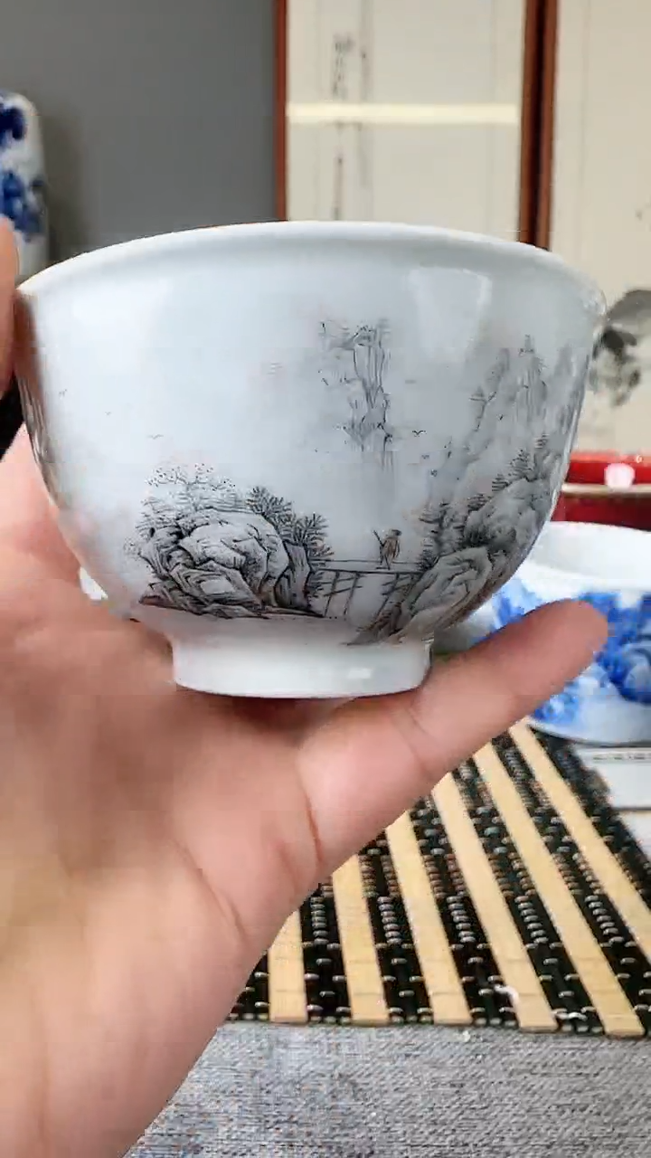 【闪购商品】摆件景德镇手工手绘杯子