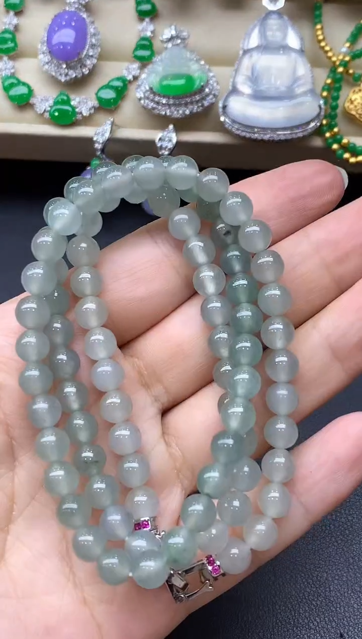 翡翠未镶嵌颈饰141-中国好珍宝