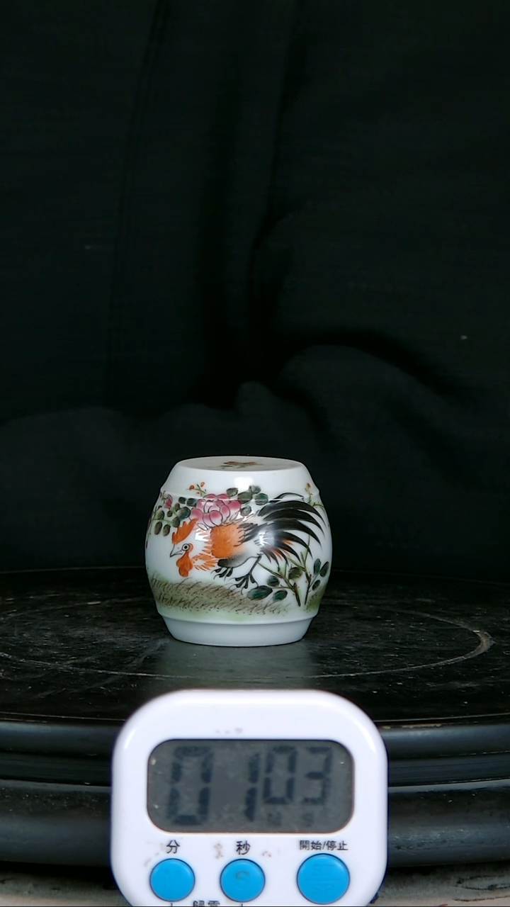 【闪购商品】摆件粉彩精绘花鸟摆件