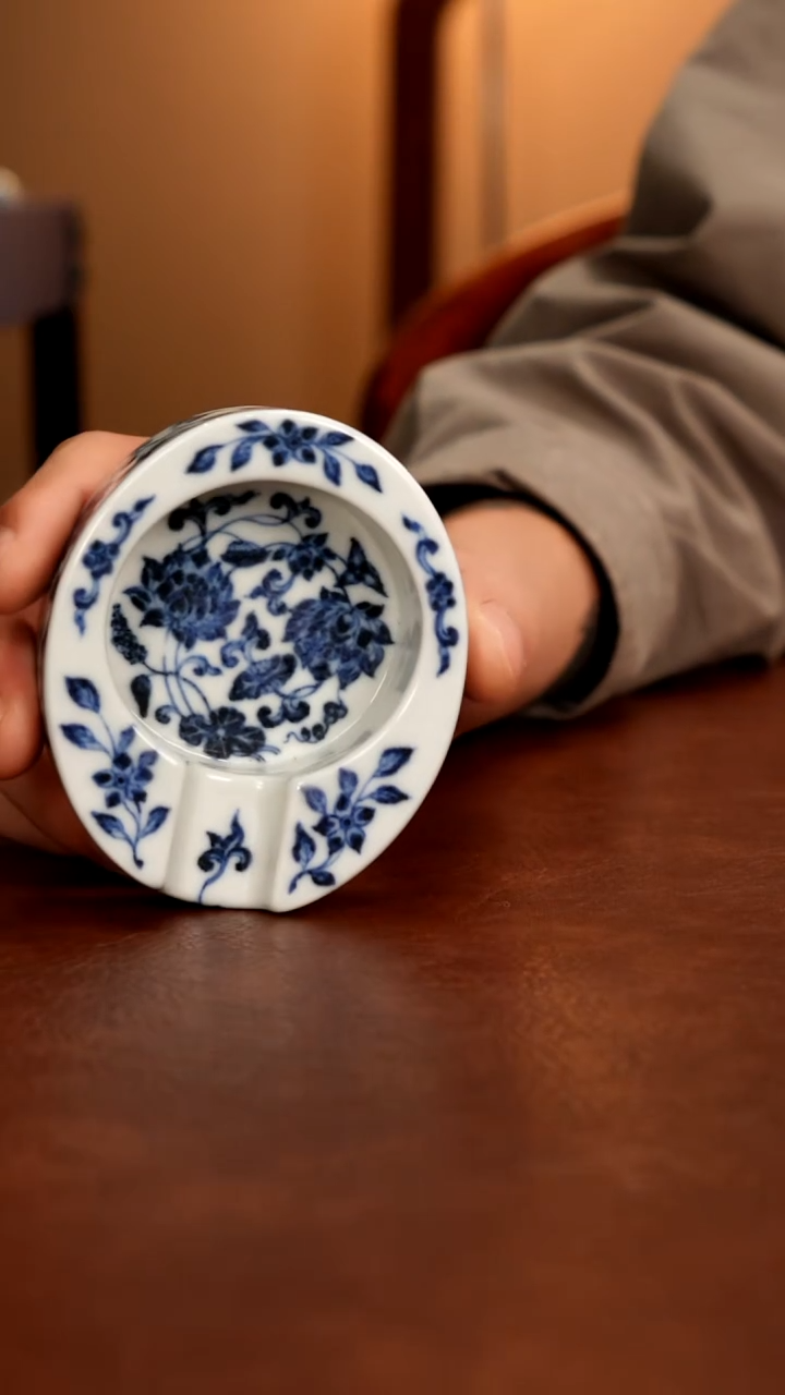 摆件陶E****G景德镇瓷器，青花瓷手绘茶具~