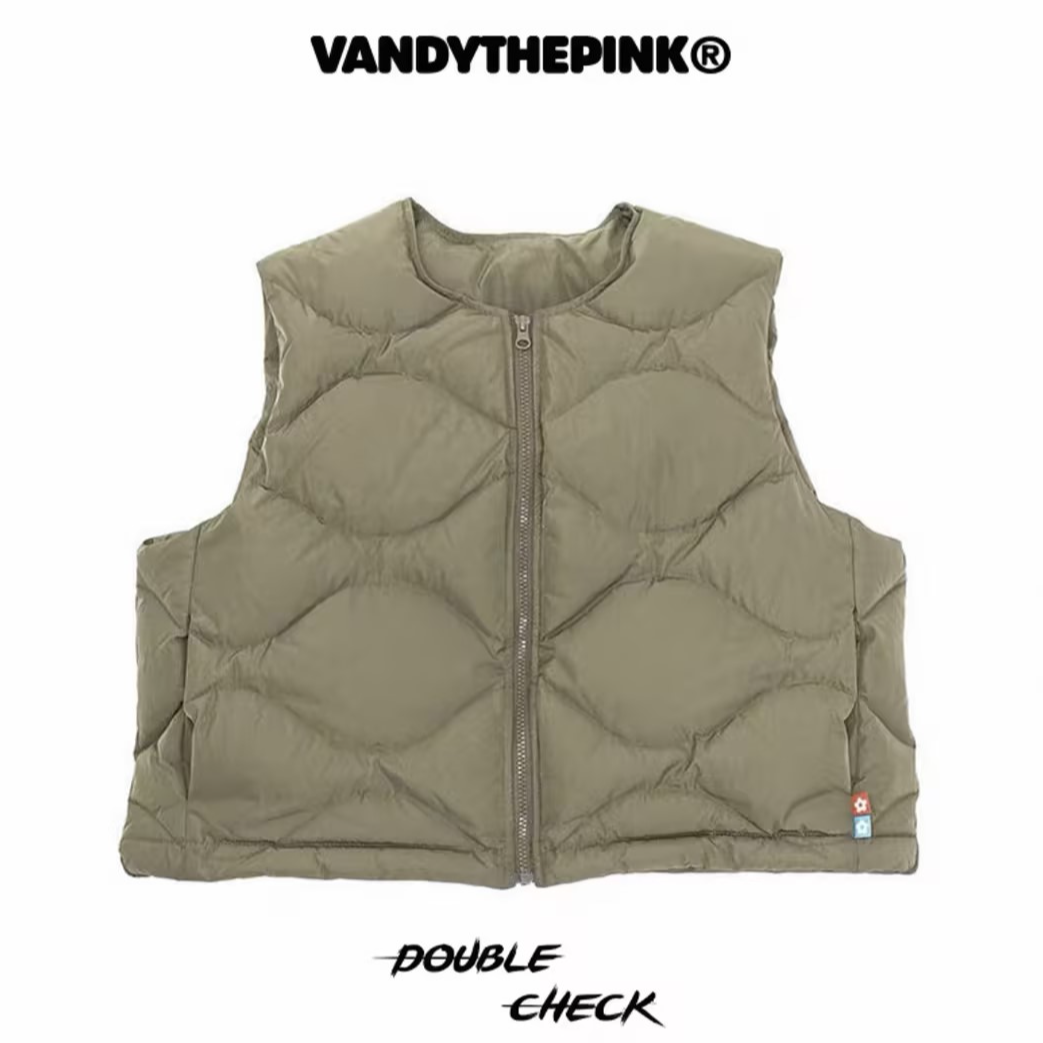 【DoubleCheck】VANDYTHEPINK 绿色马甲外套 