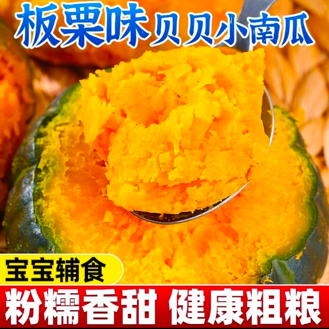 BZ 云南高原 沙地贝贝南瓜 宝宝孕妈辅食 健身达人主食