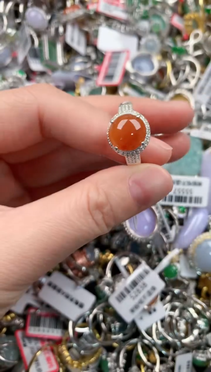 未镶嵌戒指翡翠555   1