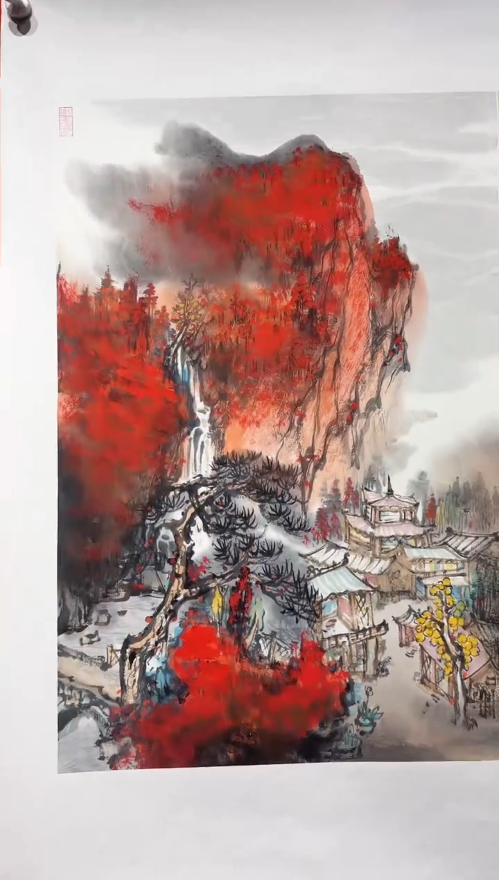 国画秦燕格国画手绘作品Y29