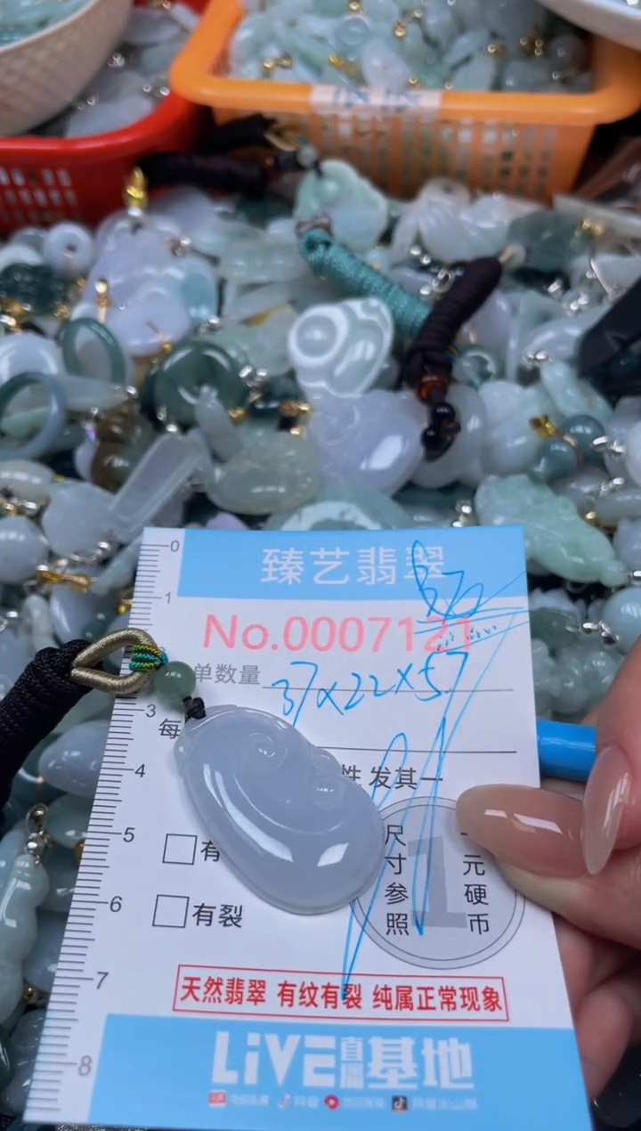 颈饰未镶嵌翡翠7121