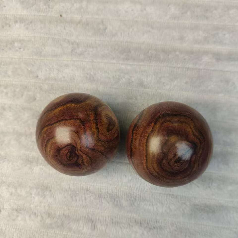 5.0海南黄花梨对眼手球