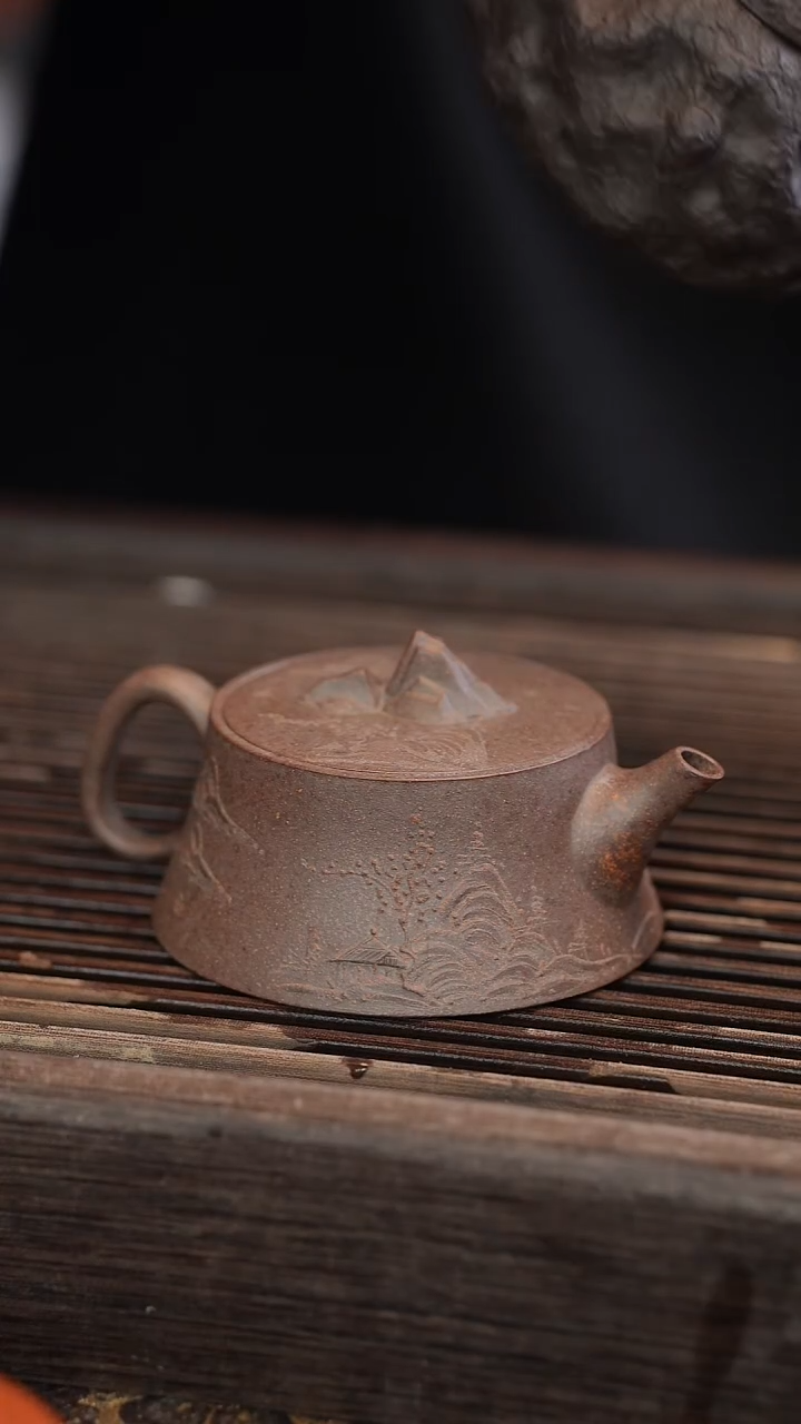 茶壶紫砂山隐 还原烧 130cc