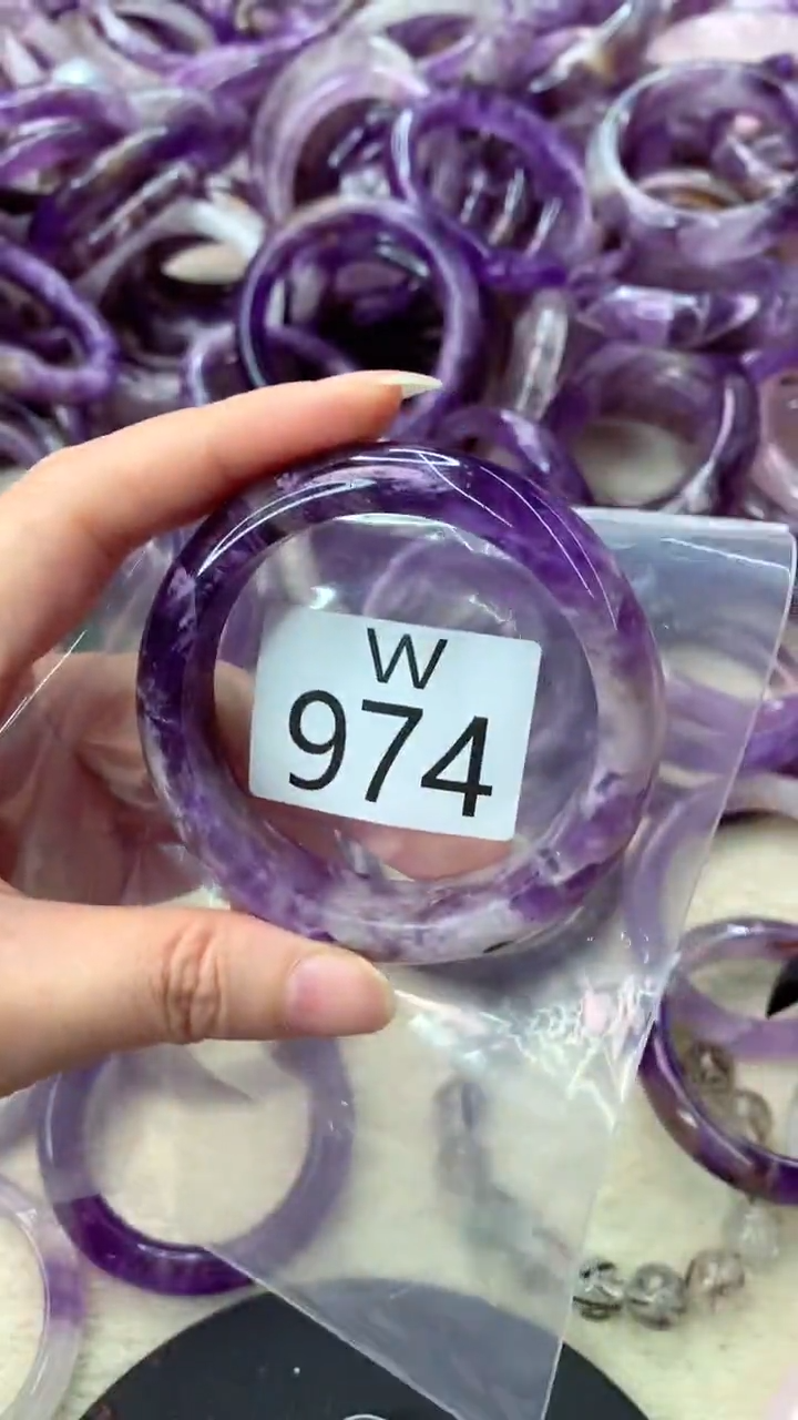 未镶嵌手镯水晶W974-55+