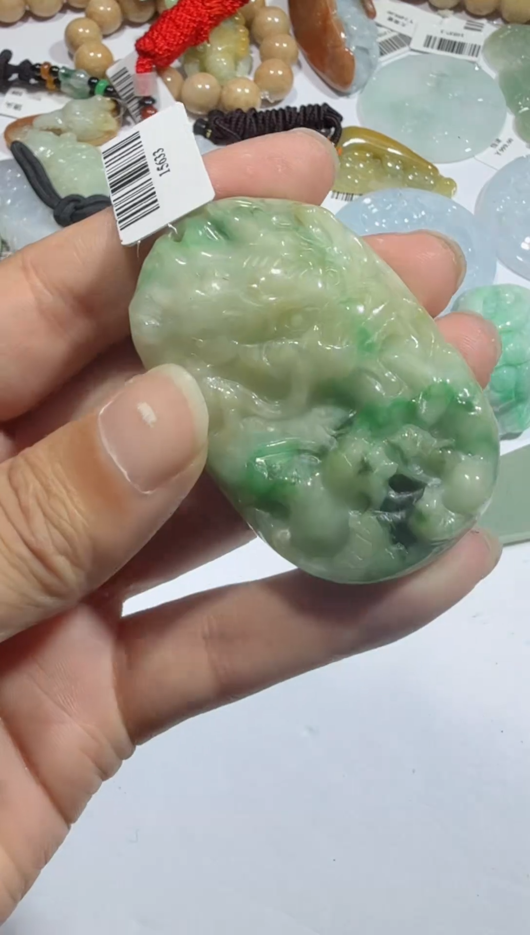 【闪购商品】翡翠吊坠(不含链)未镶嵌00001525