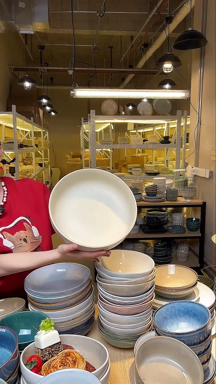 瓷234外贸尾货窑变釉下彩默认微瑕