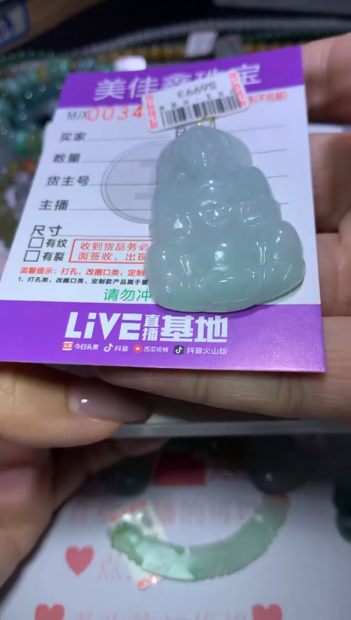 【闪购商品】翡翠颈饰未镶嵌MJX054664